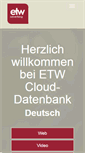 Mobile Screenshot of etwinternational.de