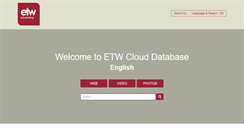 Desktop Screenshot of etwinternational.com