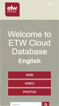 Mobile Screenshot of etwinternational.com