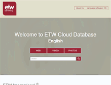 Tablet Screenshot of etwinternational.com
